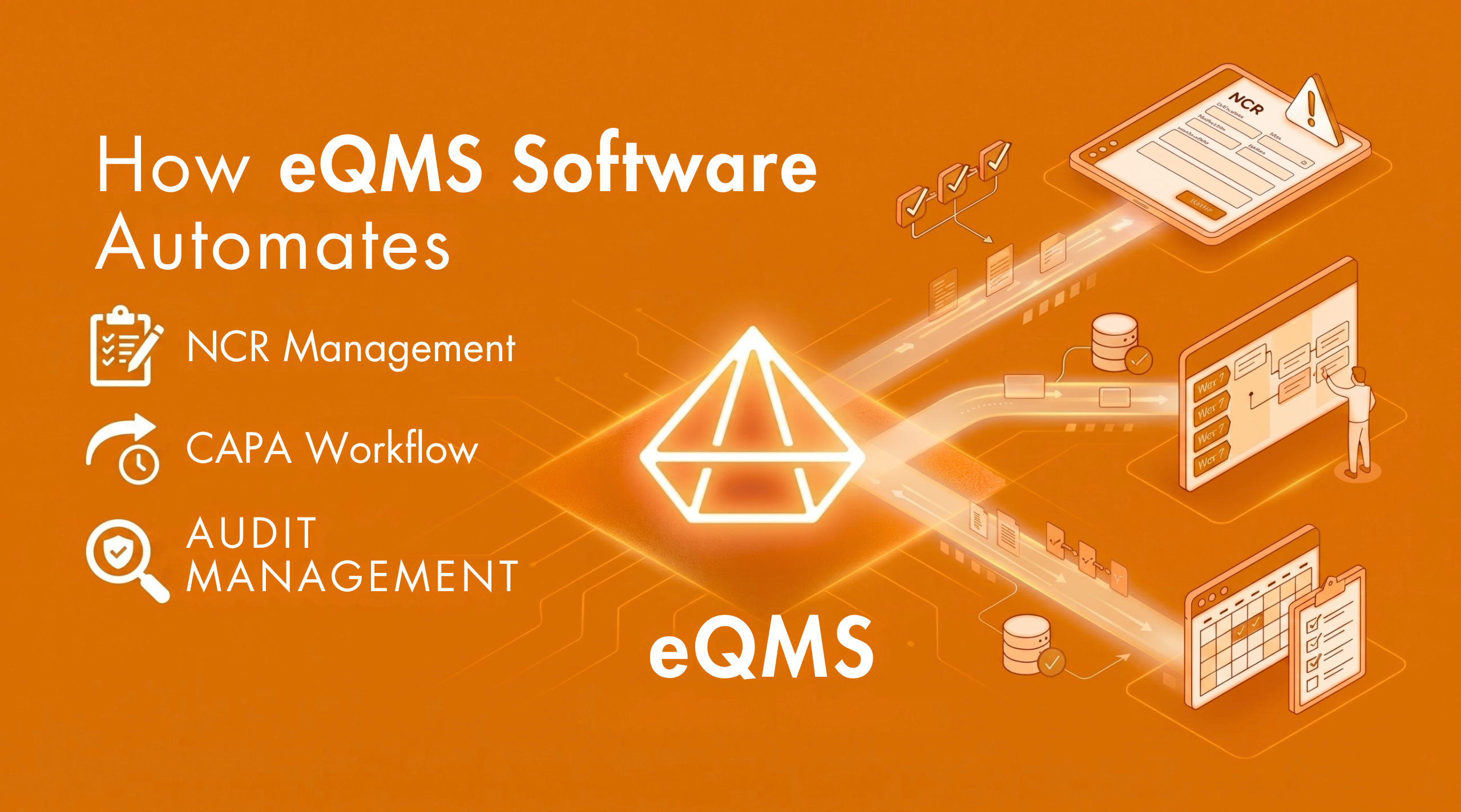 How EQMS Software Automates CAPA, NCR and Audit Management