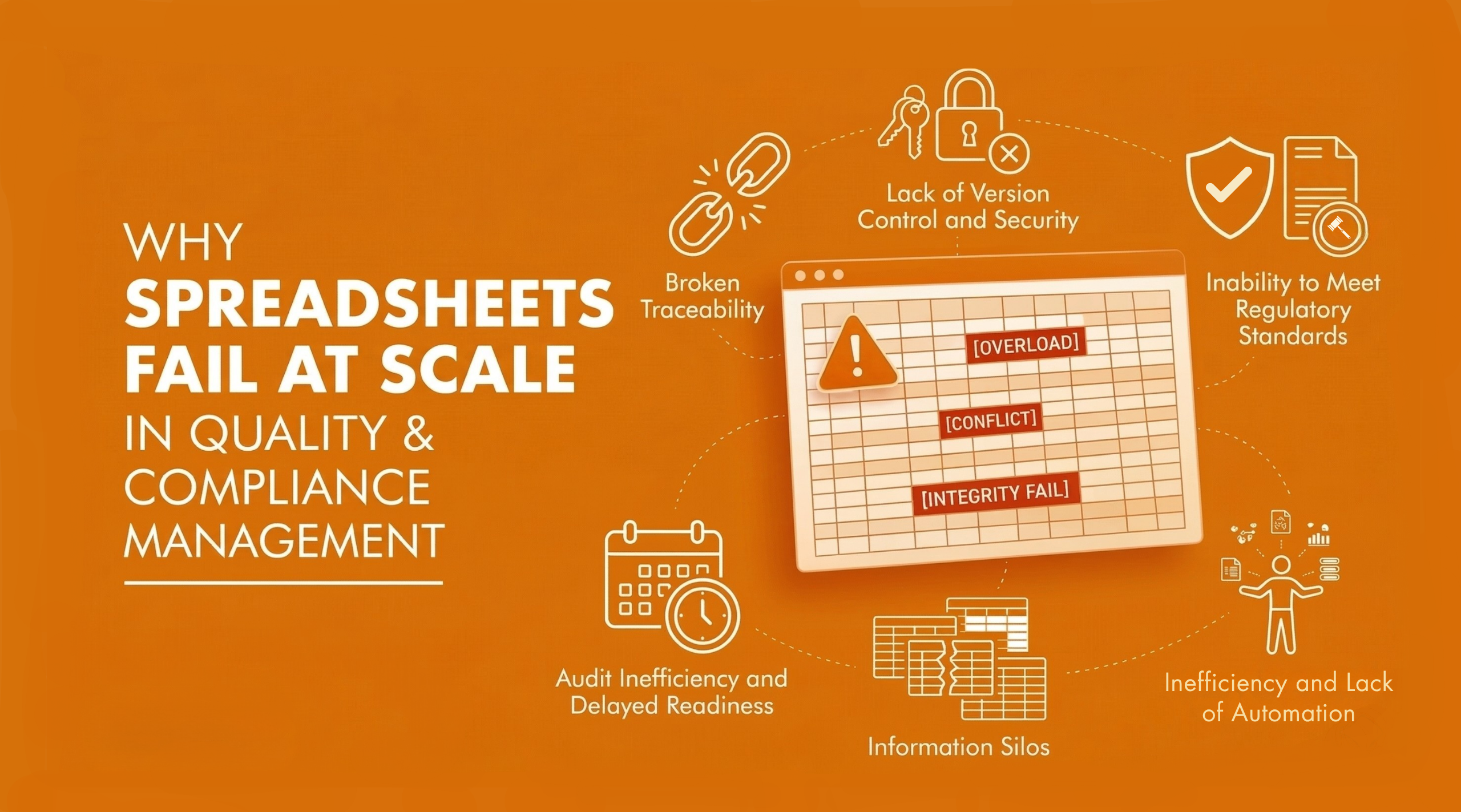 Why Spreadsheets Fail At Scale In Quality & Compliance Management